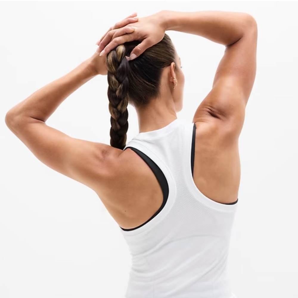 Athleta White Momentum Seamless Tank - Picture 4 of 5